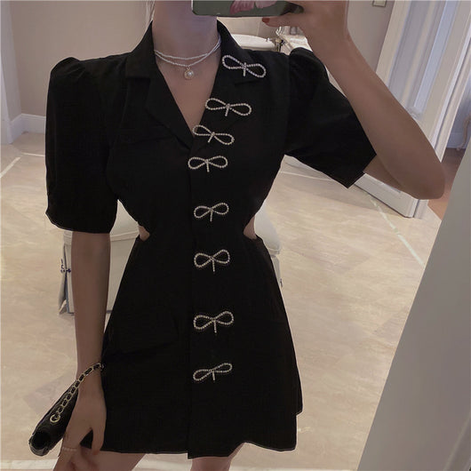 Vestido ejecutivo con cuello de moño slim - Image 10