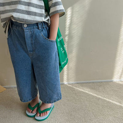 Pantalones Vaqueros Niña Cintura Ancha Estilo Moderno - Image 27