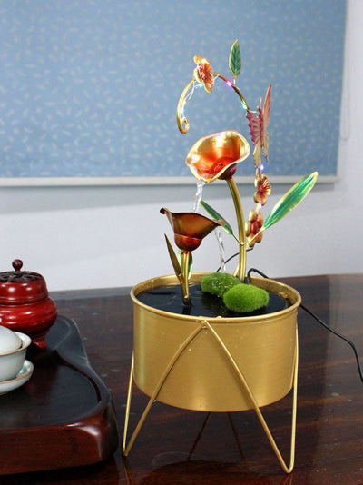 Fuente de Escritorio en Hierro Artístico - Decoración de Agua para Hogar y Oficina - Image 7