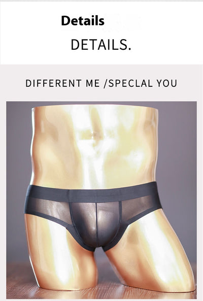 Calzoncillos Briefs Hombre Seda de Hielo Sin Costuras Ultradelgados - Image 18