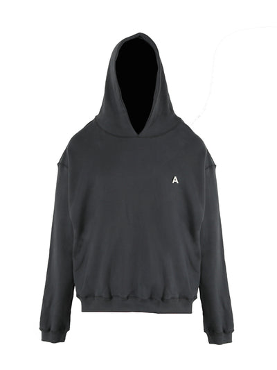 Sudadera con Capucha Minimalista para Hombre con Detalles en Línea Invertida - Image 5