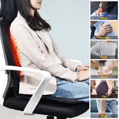 Cojín Masajeador Calefactable para Auto y Oficina con Vibración Full Body - Image 15