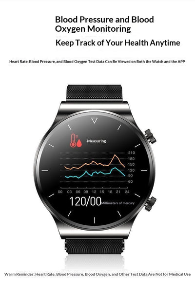 Reloj Inteligente Deportivo con Llamadas Bluetooth, Monitor de Frecuencia Cardíaca y Glucosa - Image 15