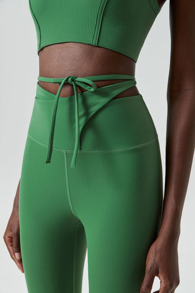 Pantalones Yoga Ajustados con Cordón para Mujer Tallas Grandes - Image 29