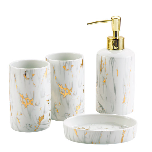 Kit de Baño en Mármol y Cerámica - Elegancia y Funcionalidad - Image 2