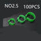 2.5 Verde 100 Peças