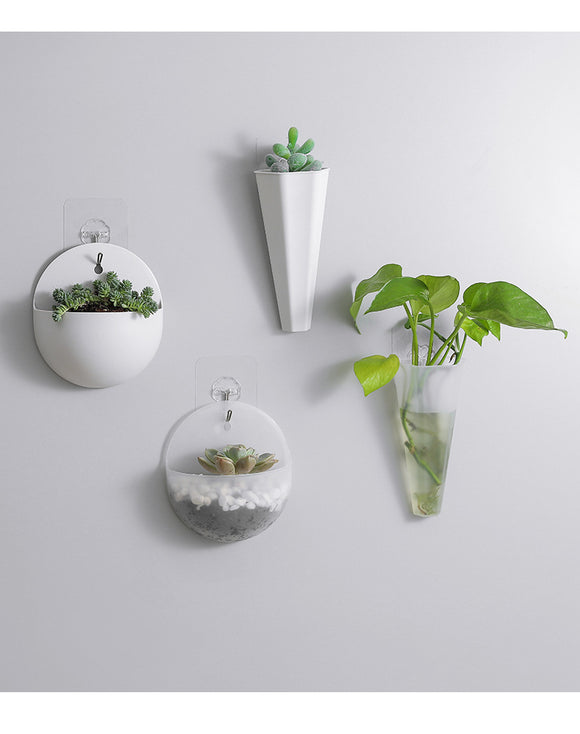 Maceta Colgante Hidropónica de Pared - Jardinera Automática para Plantas de Interior
