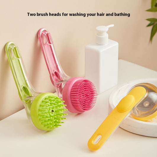 Cepillo de Baño para Mascotas con Mango Largo - Grooming Profesional para Perros y Gatos - Image 2
