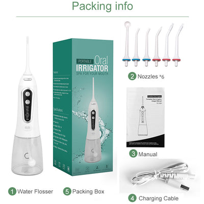 Irrigador Bucal Portátil 5 Modos - Recargable USB - Image 3