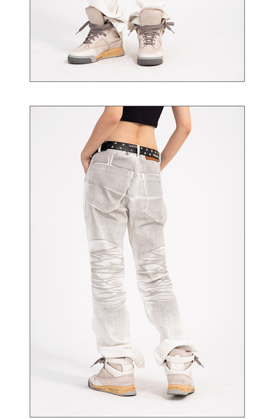 Jeans Casuales de Cintura Alta con Degradado para Hombre - Image 11