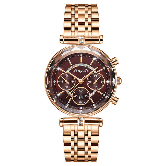Reloj Casual Impermeable para Mujer con Tres Ojos - Image 11
