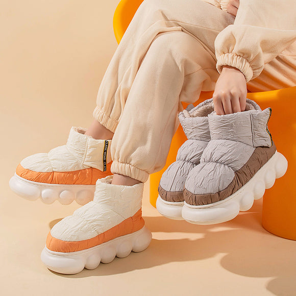 Botas Cálidas para el Hogar - Botines de Invierno para Mujer