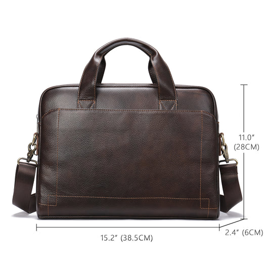 Bolso de Cuero Genuino para Hombre - Piel de Res Primera Calidad - Image 3