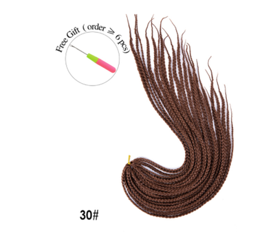 Peluca Sintética Trenzas Sucias 16 Pulgadas - Estilo Tres Trenzas Alargado - Image 55