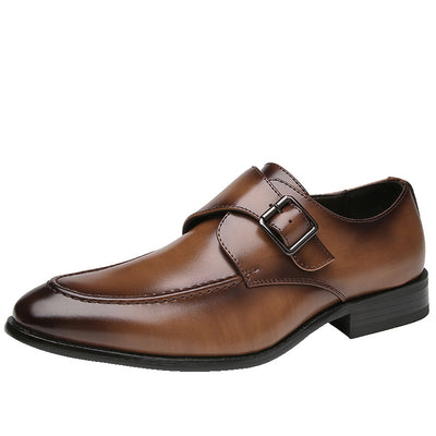 Zapatos de Cuero Ejecutivos con Hebilla Estilo Británico para Hombre - Image 5