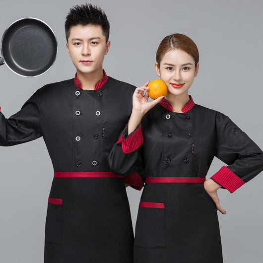 Uniforme Chef Manga Larga Otoño Invierno Profesional - Image 7