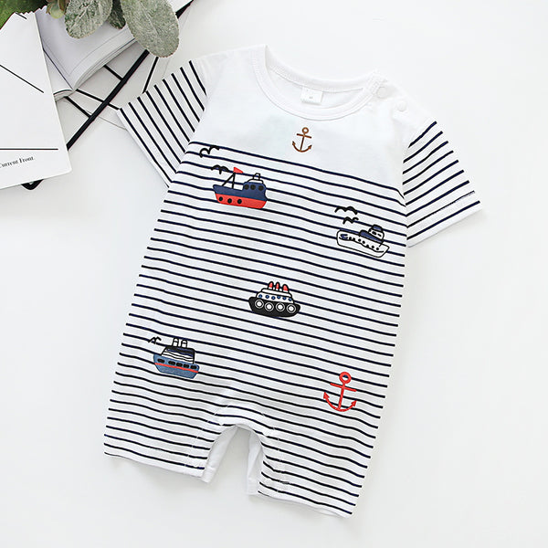 Enterizo Estampado para Bebé Niño en Algodón 100%