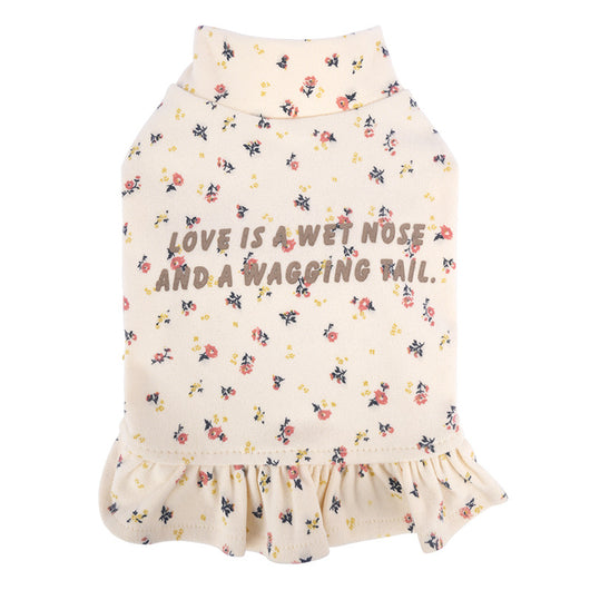 Suéter Floral para Perro Pequeño Bichon Teddy con Falda Interior - Image 2