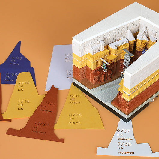 Decoración de Escritorio con Escultura de Papel Recortado - Image 7