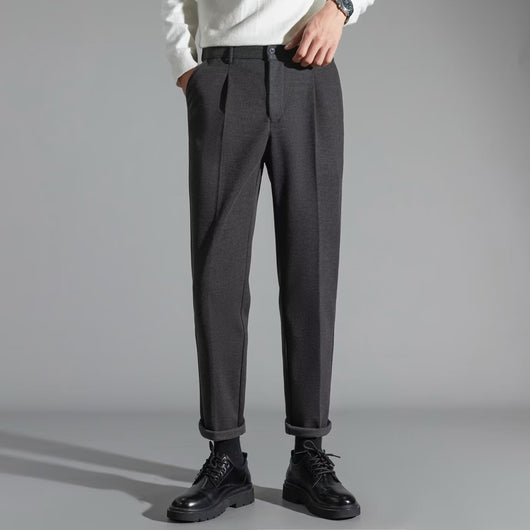 Pantalones Casuales Slim Fit en Lana para Hombre - Image 17