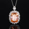 New Arrival Imitation Bird's Nest Chopard-Estilo Elegant Women's Set Pendant With Chain