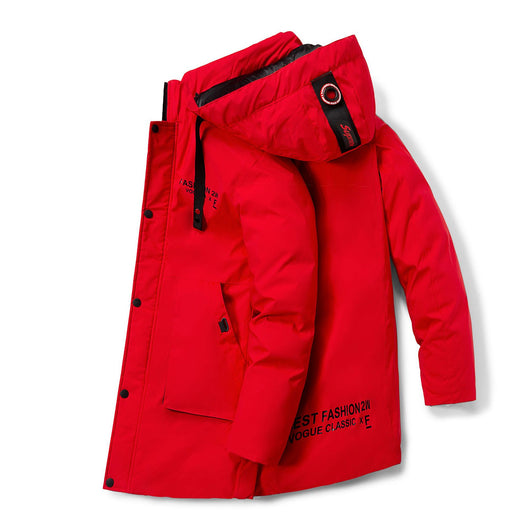 Abrigo Acolchado para Hombre Largo Térmico Grueso y Holgado - Image 7