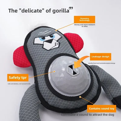 Juguete Interactivo Gorila con Sonido y Dispensador de Premios para Perros - Image 5