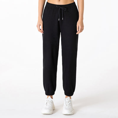 Pantalones Deportivos Casuales de Cintura Alta, Bolsillos y Secado Rápido