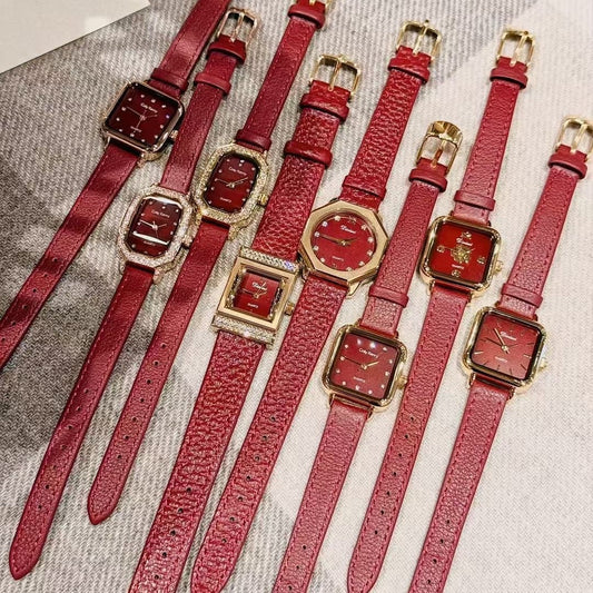 Reloj Elegante Alloy Ankela Rojo para Mujer