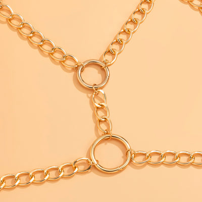 Collar Multicapa de Aluminio con Cadena Elegante - Image 10