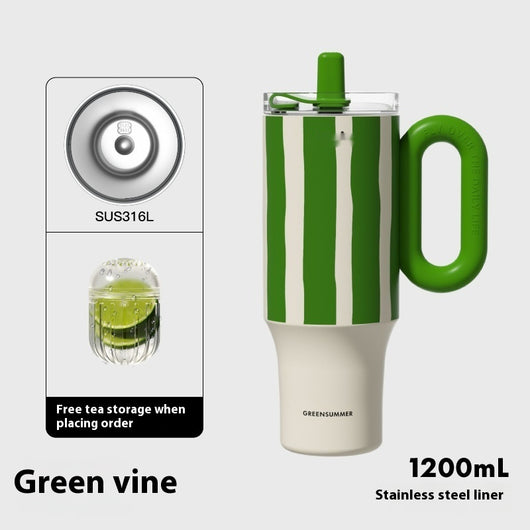 Termo Infantil Grande con Pajita - Vaso Térmico Cerámica para Niñas - Image 6