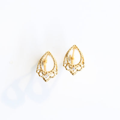 Aretes de Plata Esterlina Floral Retro Edición Navideña - Image 6