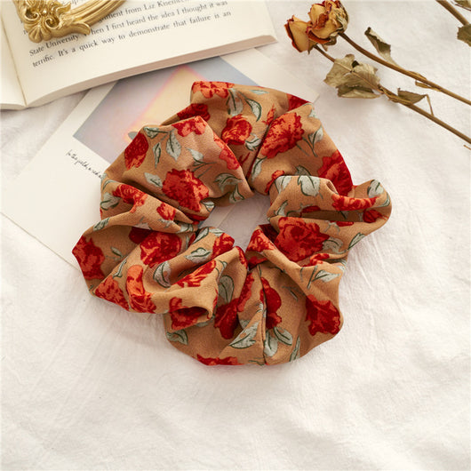 Anillo para Cabello Floral Rosa Japonés y Coreano - Image 3