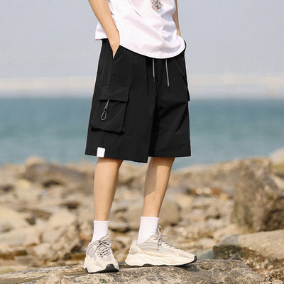 Pantalones Cortos de Trabajo Funcionales para Hombre con Bolsillos Tridimensionales - Image 5
