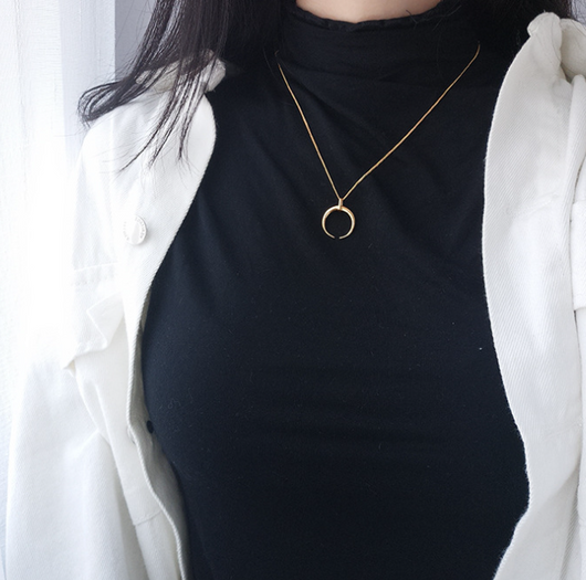 Collar de Plata Esterlina Sol y Luna - Image 10
