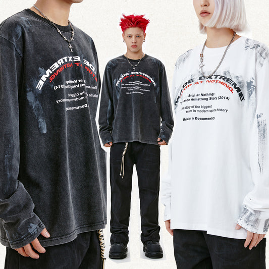 Camiseta Street Niche Desgastada a Mano