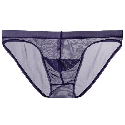 Calzoncillos Tipo Slip Transparentes de Malla Hombre Cintura Baja - Image 9