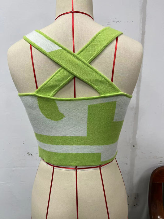 Blusa Escotada Contraste de Colores para Primavera y Verano - Image 36