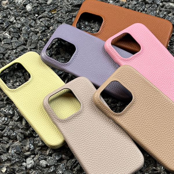 Funda Minimalista de Colores Sólidos para Celular
