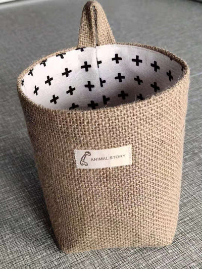 Bolsa de Almacenamiento de Yute para Baño y Escritorio - Image 12