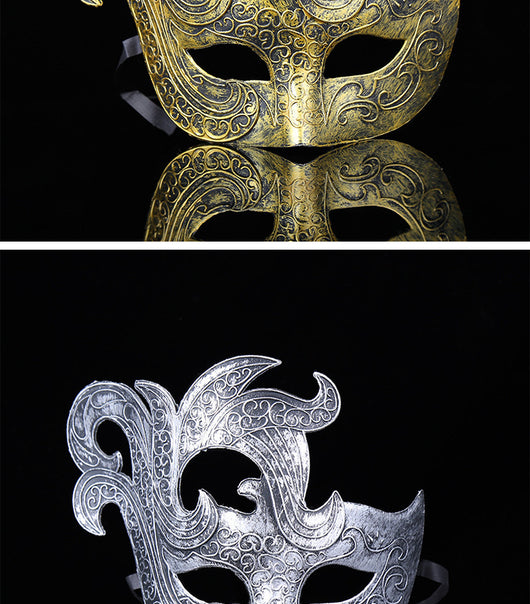 Máscara Plástica Vintage con Diseño Creativo para Fiestas de Halloween - Image 14