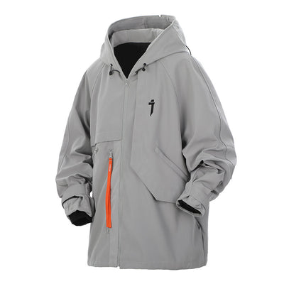 Chaqueta Táctica Hombre Bolsillos Irregulares Corte Oversized - Image 5