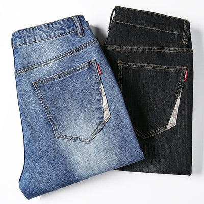 Pantalones Harem Jeans Stretch Talla Grande Hombre - Corte Holgado y Cómodo - Image 11