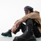 Botas Martín Verde de Caña Alta Invierno Forradas Estilo Retro Suela Gruesa