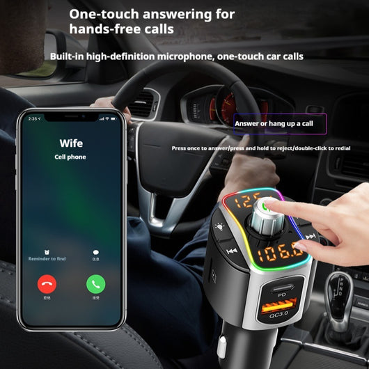 Receptor Bluetooth para Auto con Doble Pantalla MP3 - Image 9