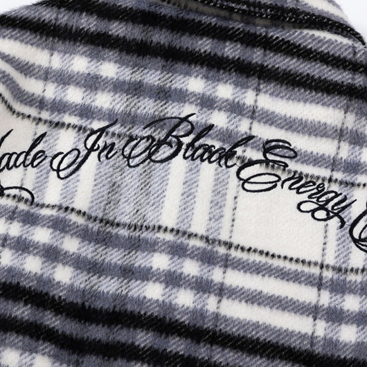 Chaqueta Acolchada de Cuadros para Hombre - Otoño e Invierno - Image 3