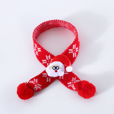 Bufanda y Gorro Navideño para Mascotas - Lana Tejida con Diseño Copo de Nieve y Papá Noel - Image 20