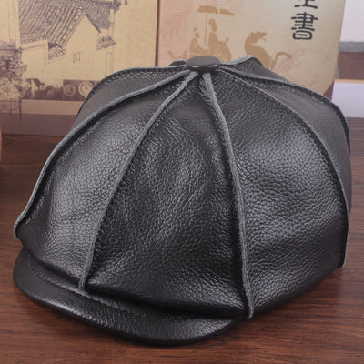 Gorra de Invierno para Adultos Mayores - Estilo Clásico con Visera