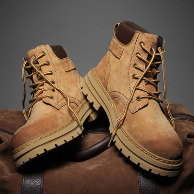 Botas Martin Hombre Estilo Británico Retro Otoño Invierno - Image 4