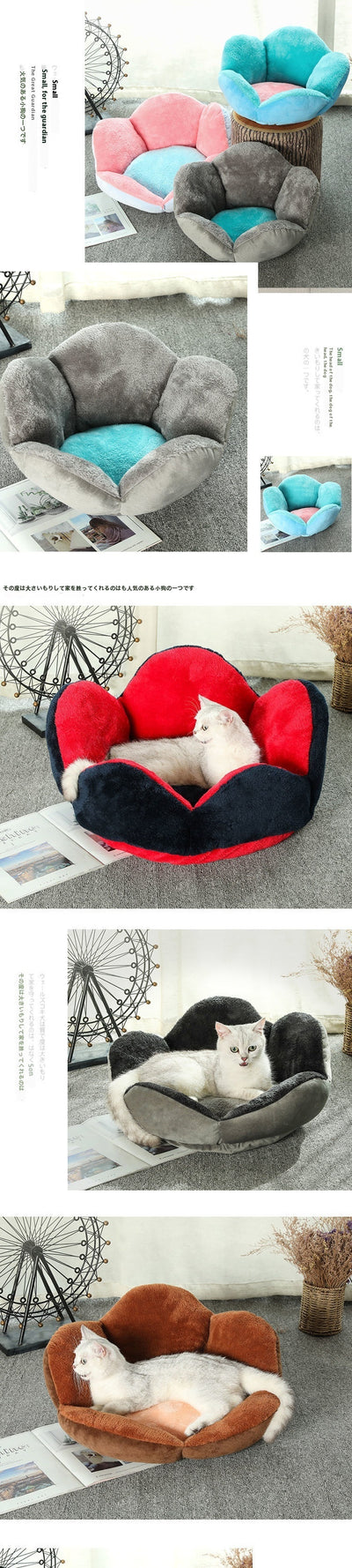 Cama Térmica para Mascotas Pata de Celebridad - Diseño Versátil Cuatro Estaciones - Image 18